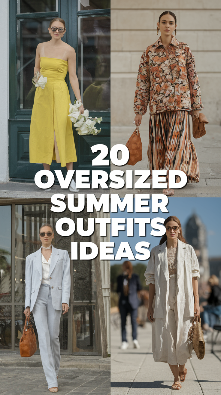 20 Oversized Summer Outfits Ideas 2025: Embrace the Comfy Aesthetic