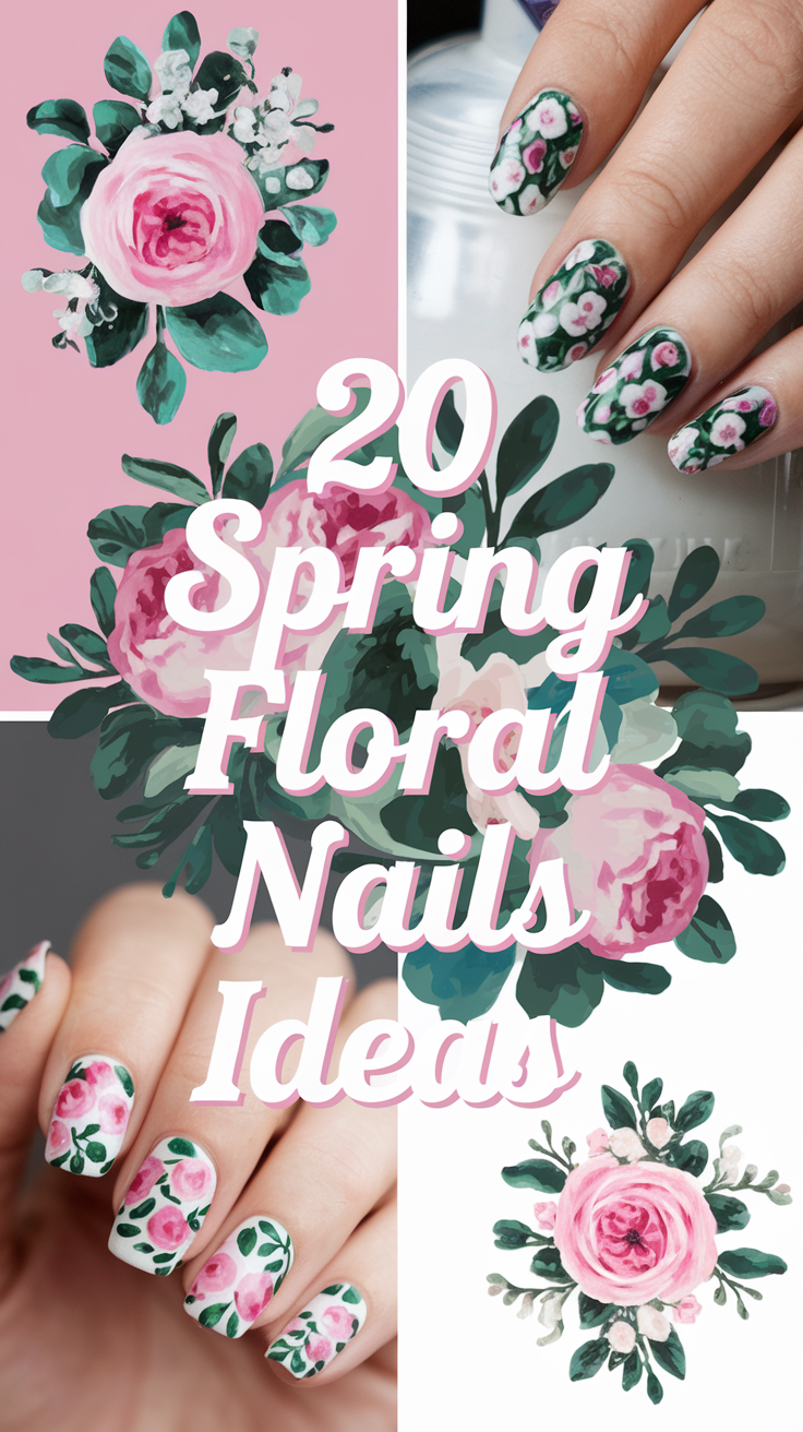 Spring Floral Nails 20 Ideas 2025