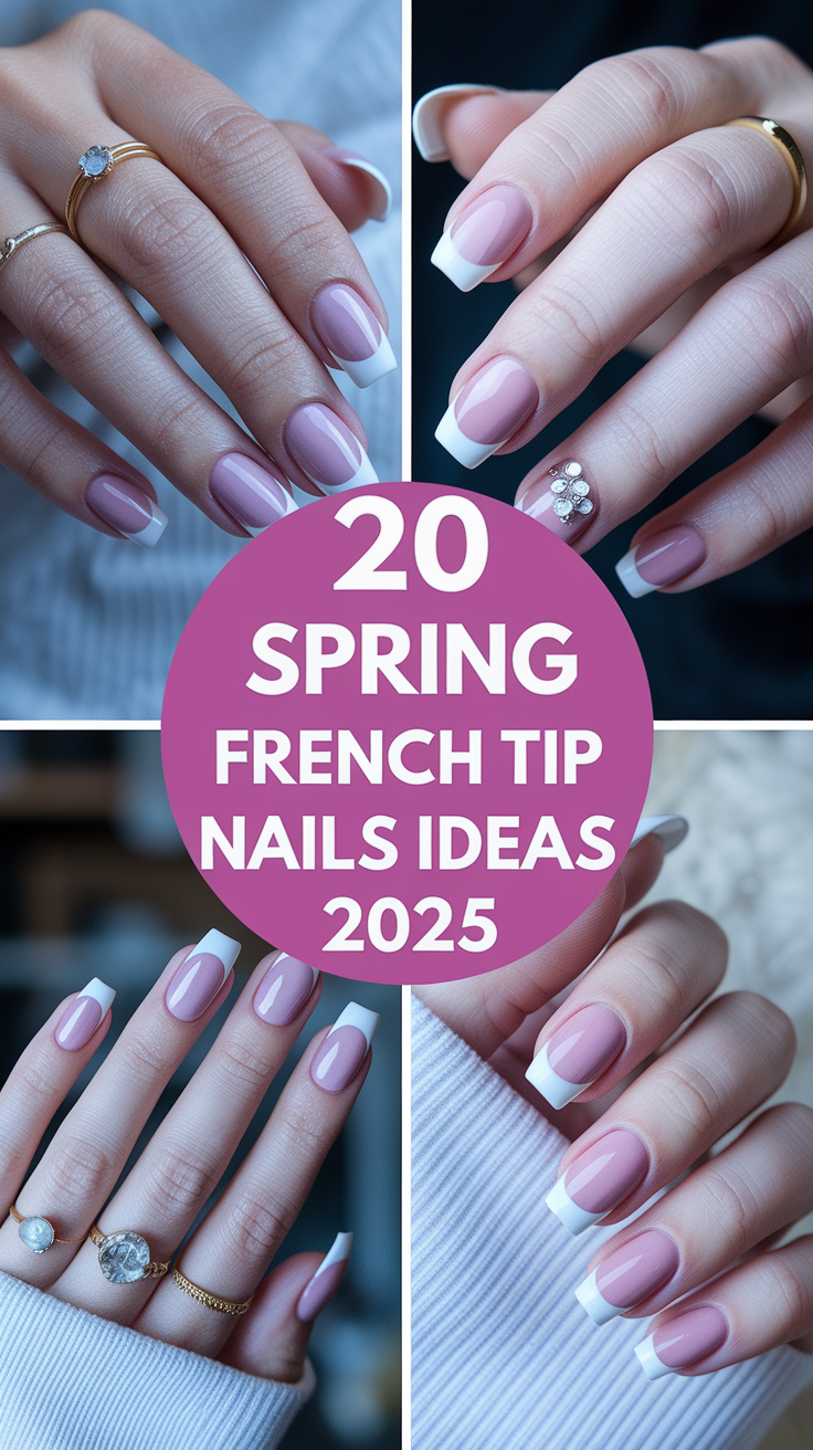 Spring French Tip Nails Ideas 2025 – 20 Cute & Colorful Designs for Every Style