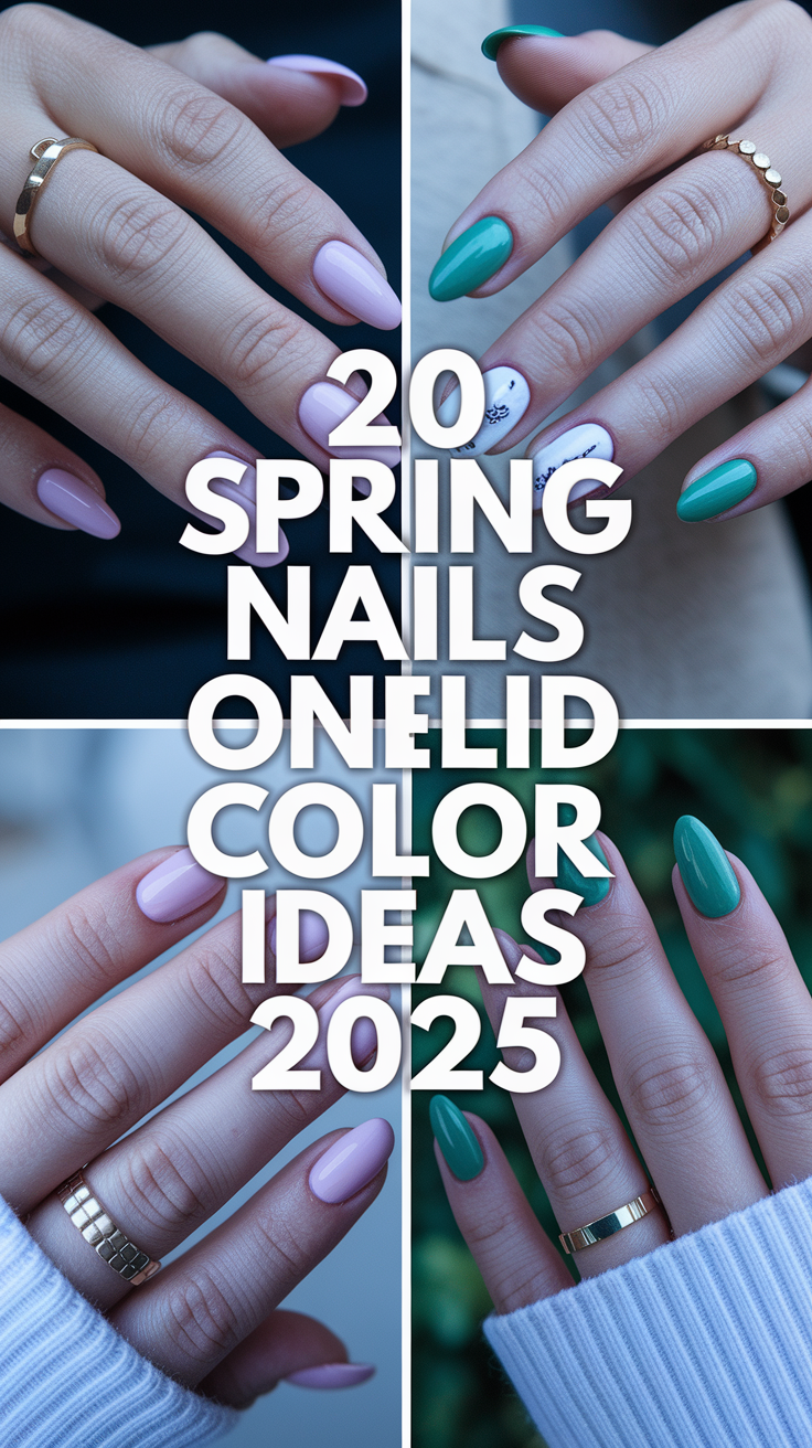 Spring Nails One Solid Color 20 Ideas 2025