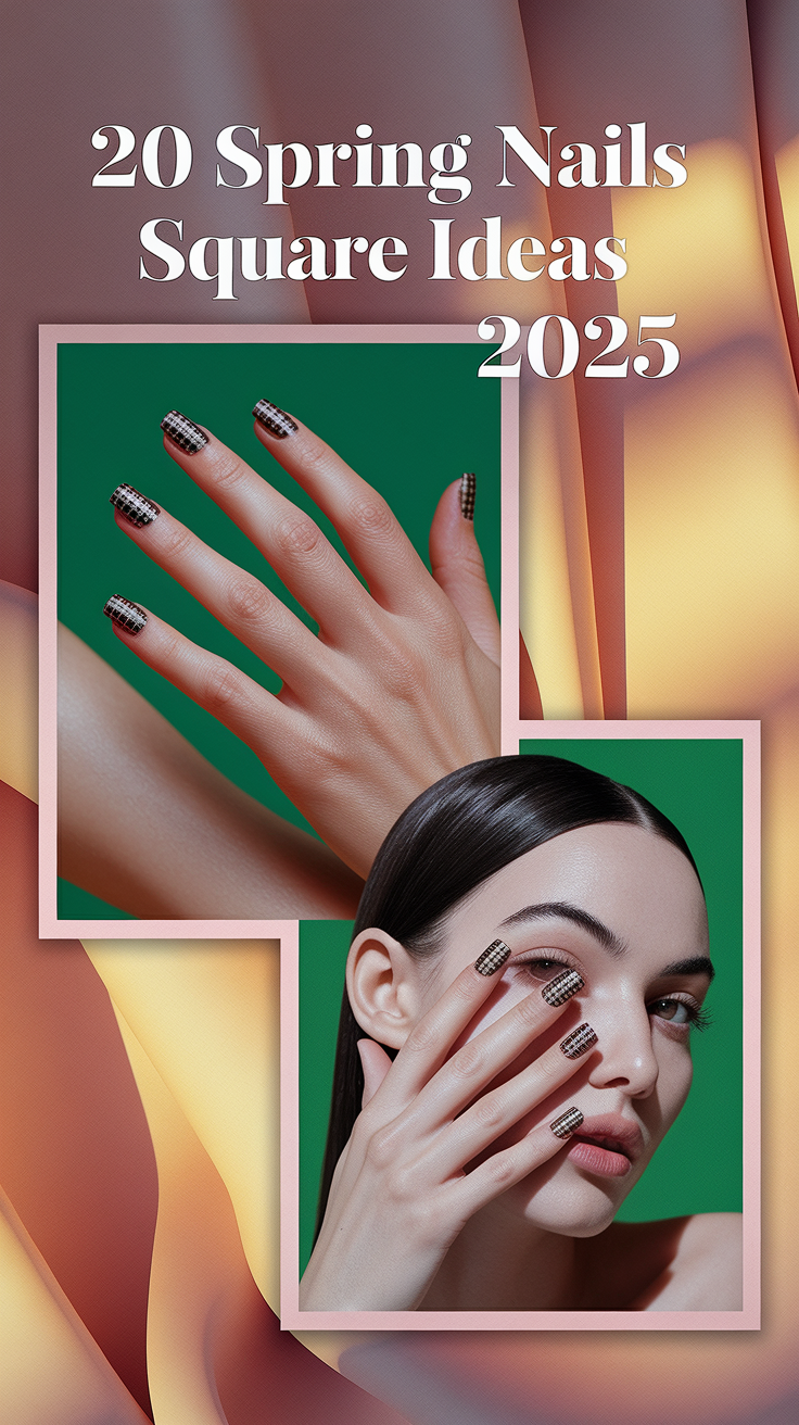 Spring Nails Square 20 Ideas 2025: Trendy Manicures for the New Season