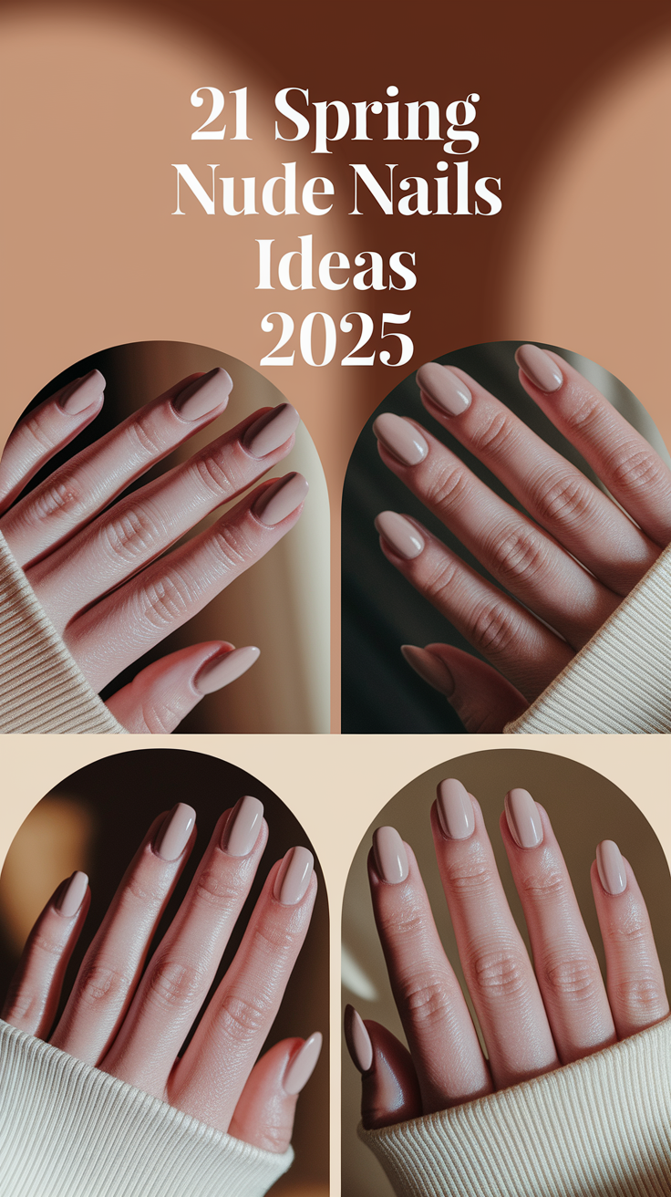 Spring Nude Nails: 21 Ideas for a Chic Manicure in 2025