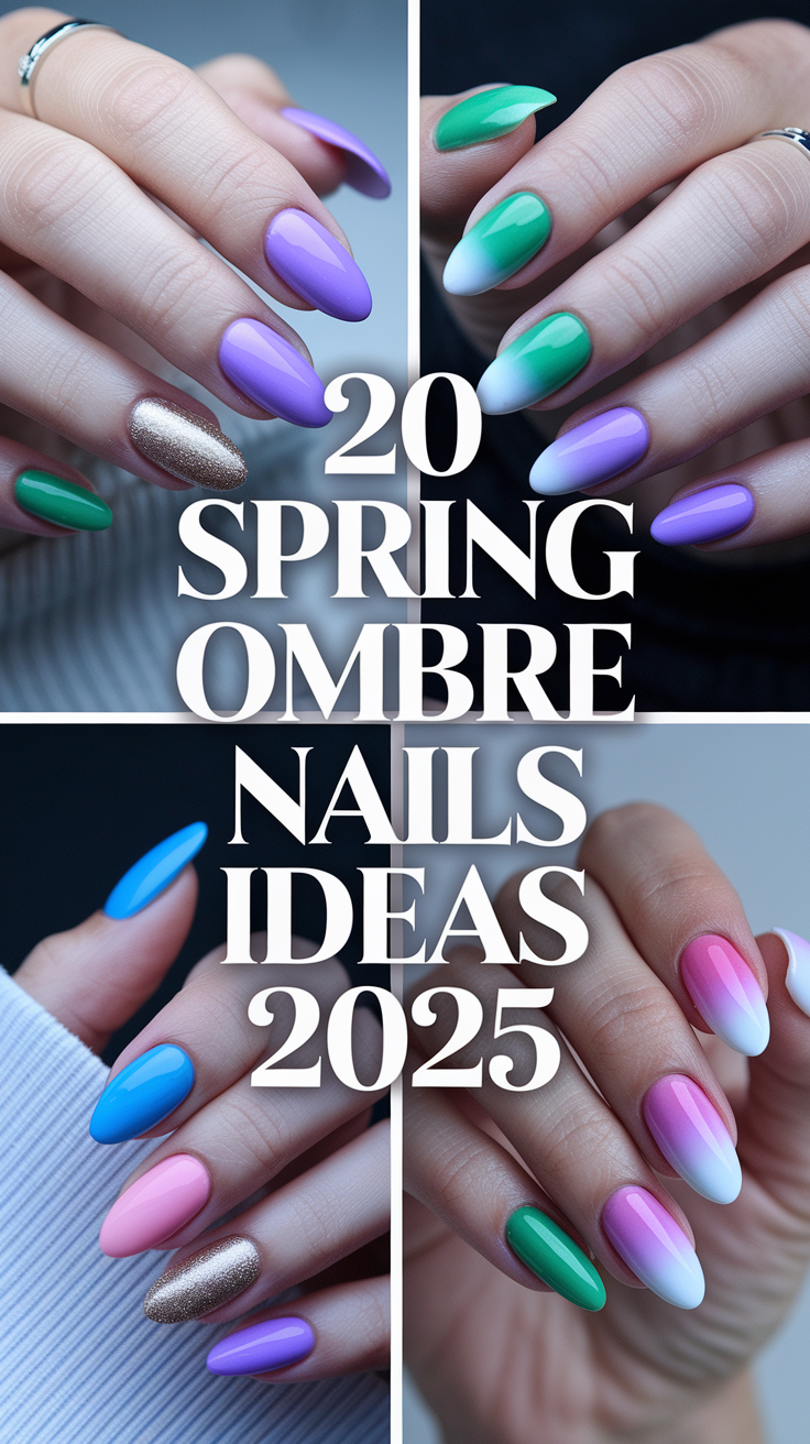 Spring Ombre Nails: 20 Trendy Ideas for 2025