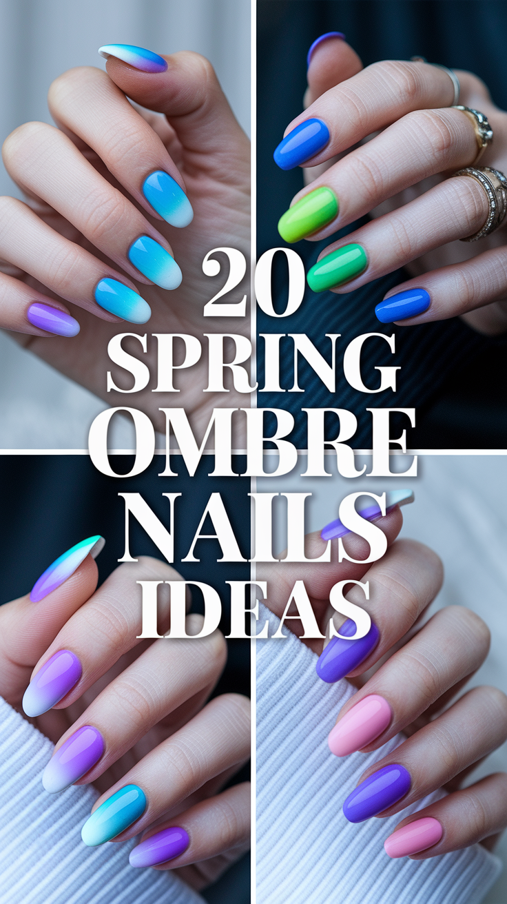 Spring Ombre Nails: 20 Trendy Ideas for 2025