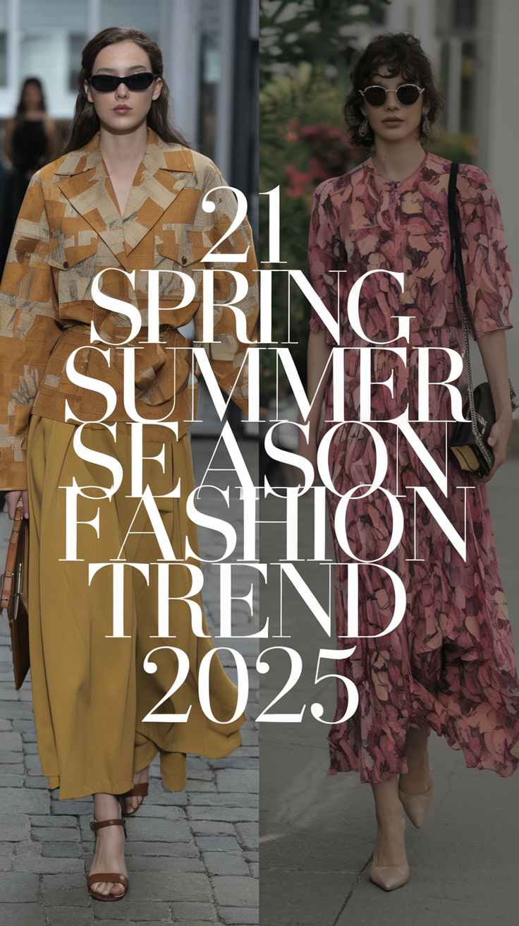 21 Spring Summer Season Fashion Trend 2025 Ideas – Outfits, Dresses & Street Styles