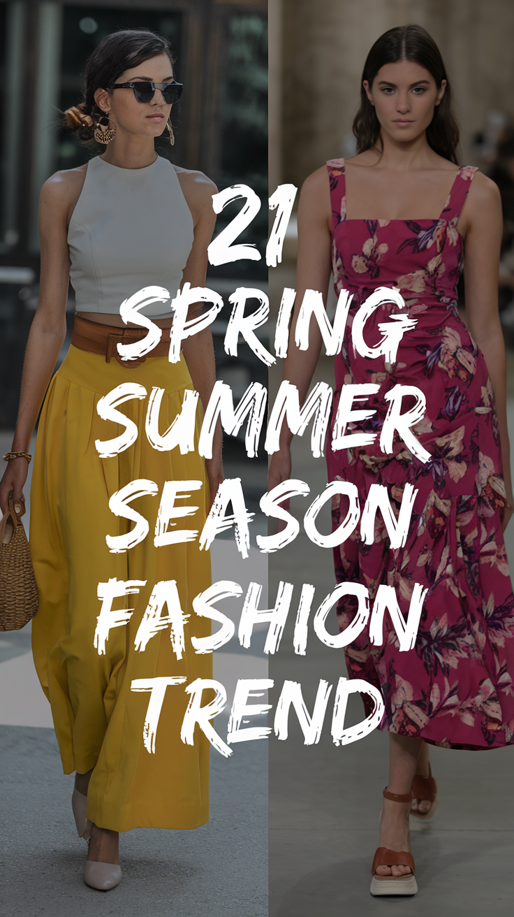 21 Spring Summer Season Fashion Trend 2025 Ideas – Outfits, Dresses & Street Styles