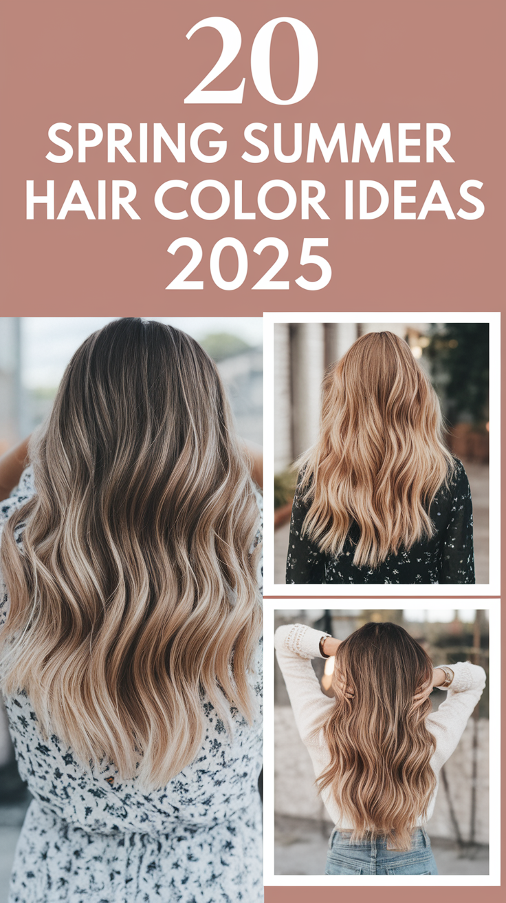 20 Best Spring Summer Season Hair Color Ideas 2025 – Blonde, Brunette & Red Trends