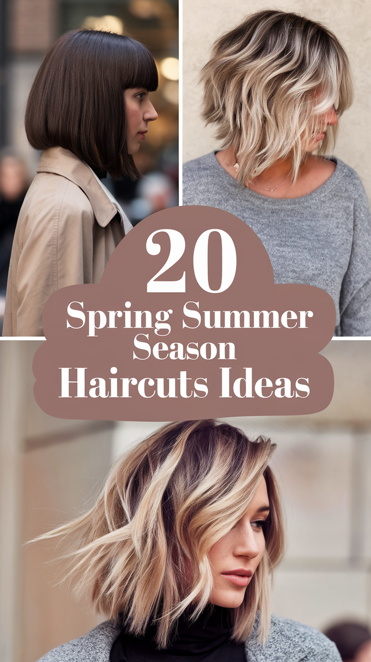 20 Best Spring Summer Season Haircuts Ideas 2025 for All Hair Types