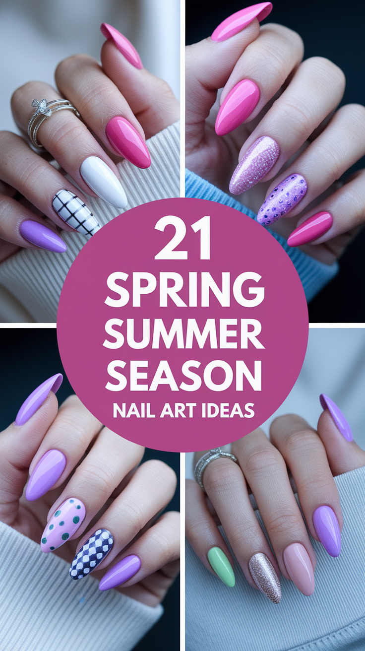 21 Stunning Spring Summer Season Nail Art Ideas 2025 for Every Occasion