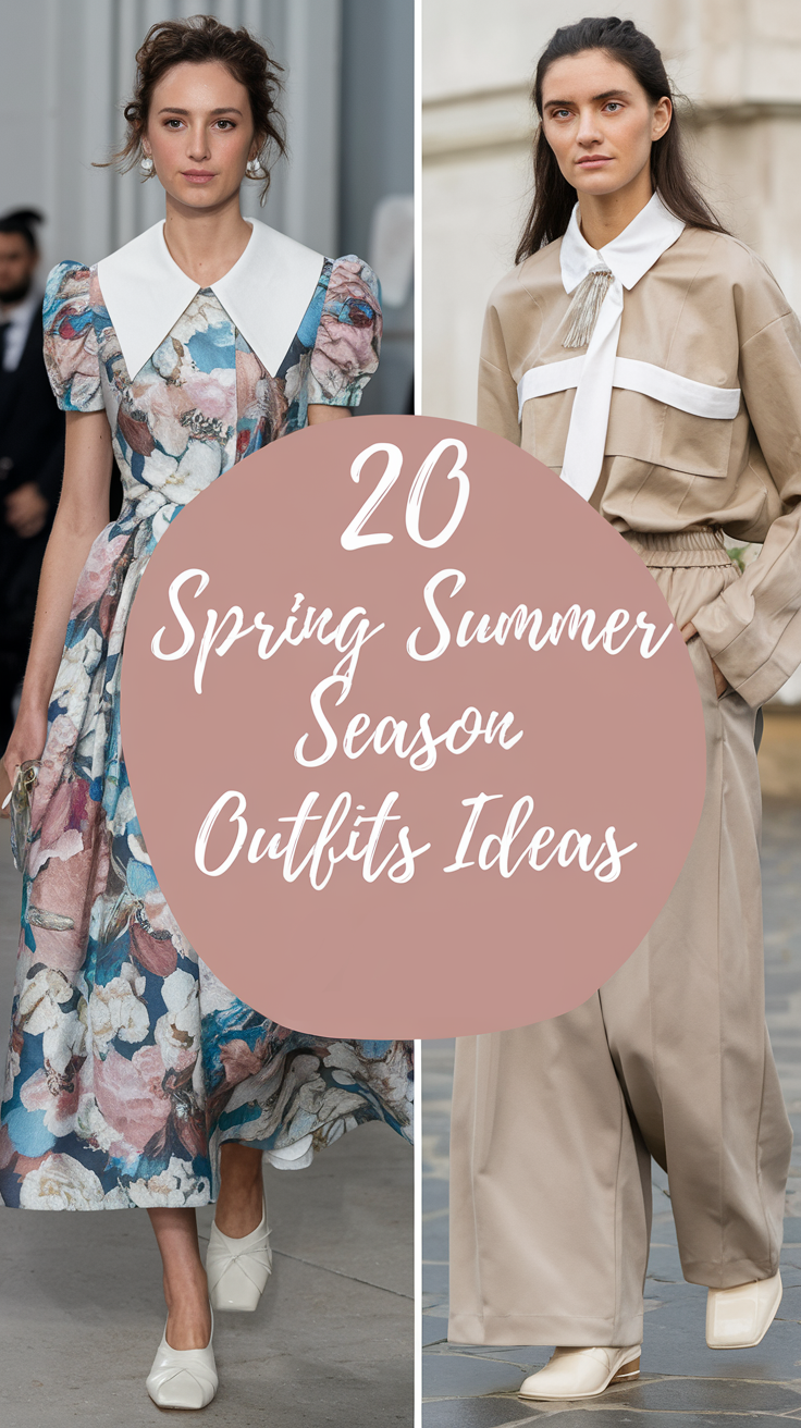 20 Spring Summer Season Outfits Ideas 2025 – Trendy & Stylish Looks