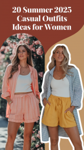 Summer 2025 Casual Outfits Ideas for Women: 20 Stylish Looks for All Ages