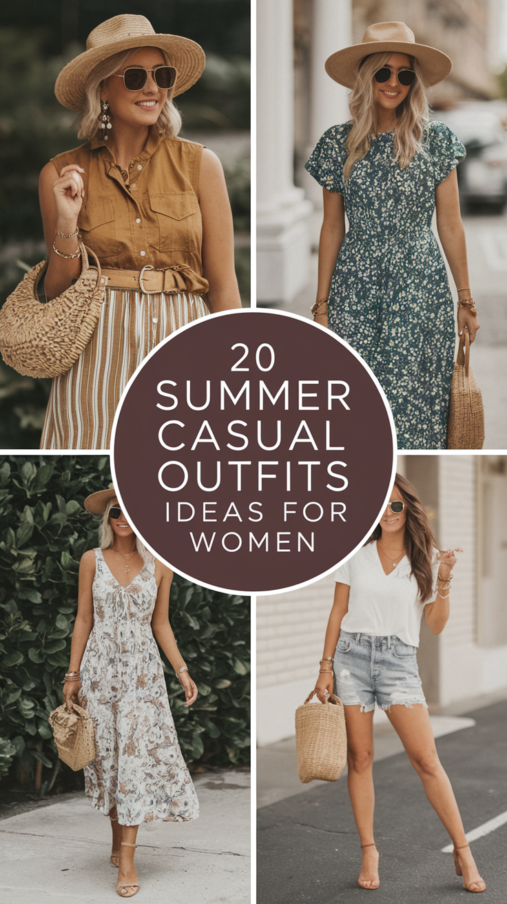 20 Summer 2025 Casual Outfits Ideas for Women