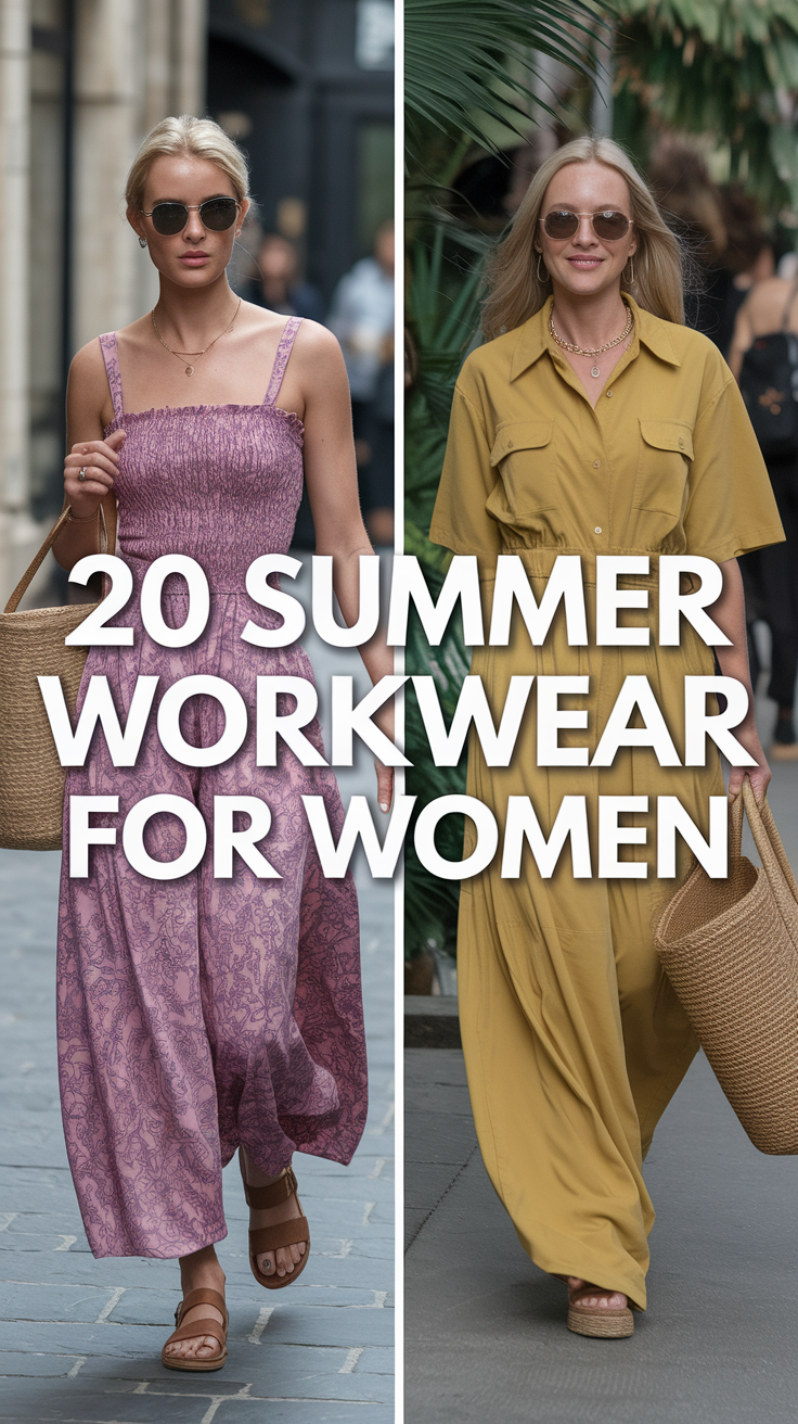 Summer 2025 Workwear for Women: 20 Stylish Ideas for Every Office Setting