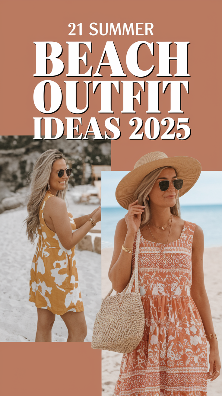 21 Summer Beach Outfit Ideas 2025