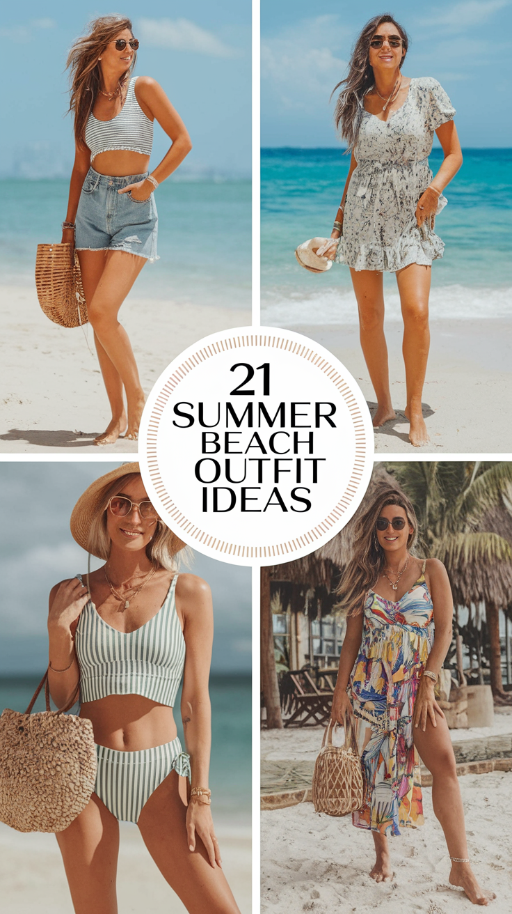 21 Summer Beach Outfit Ideas 2025