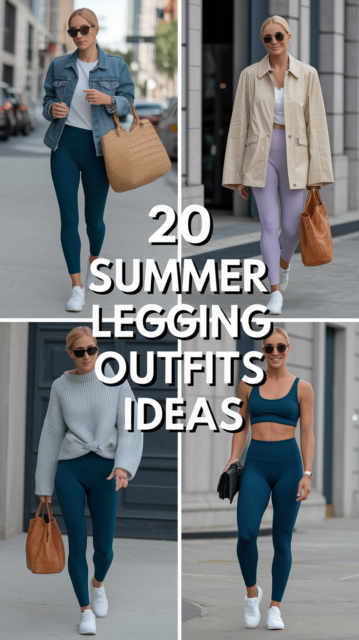 Summer Legging Outfits: 20 Trendy Ideas for 2025