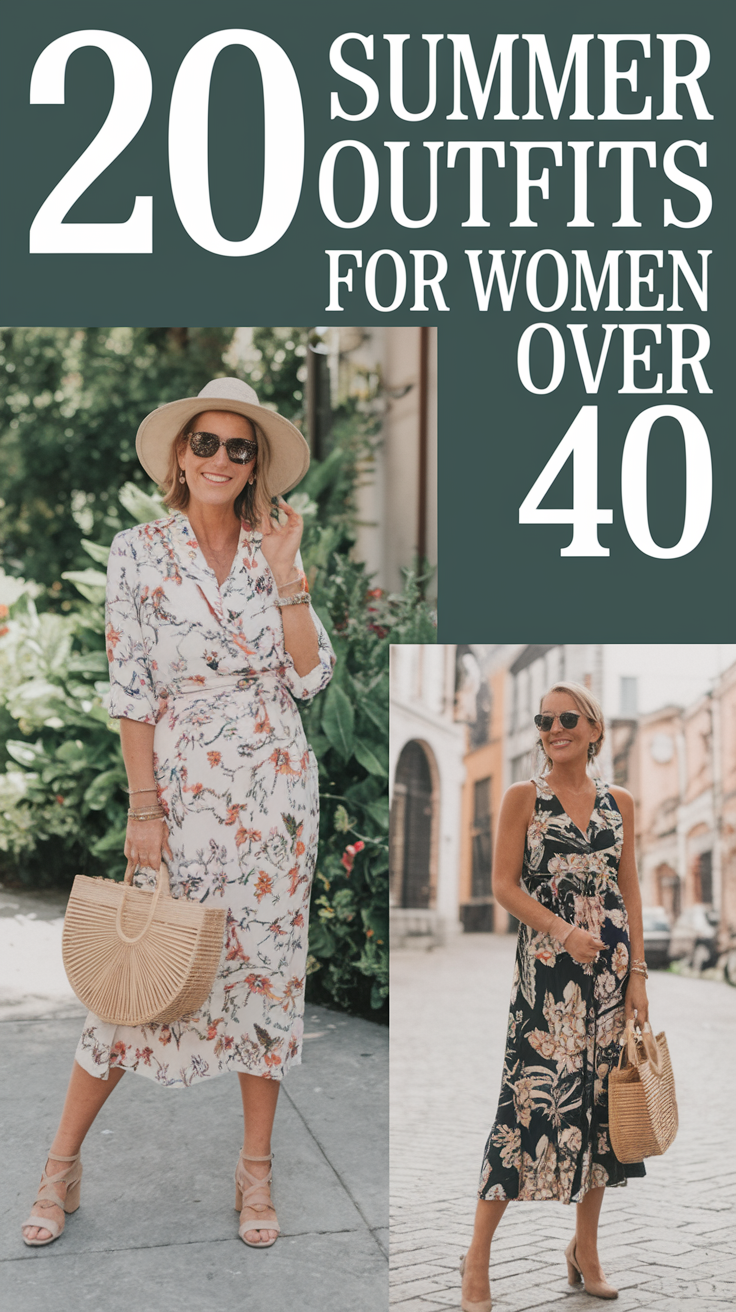 Summer Outfits for Women Over 40 - 2025: 20 Stylish and Trendy Ideas