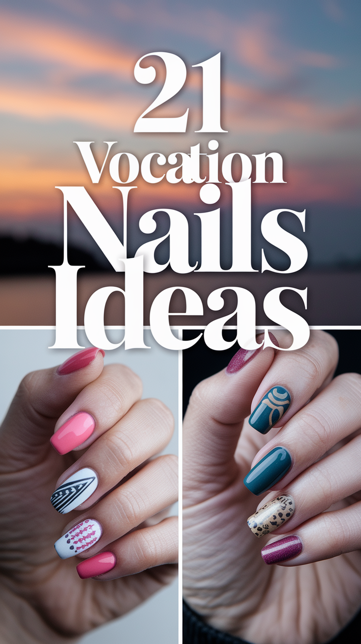 Vacation Nails 21 Ideas 2025: Trendy Manicures for Your Next Getaway