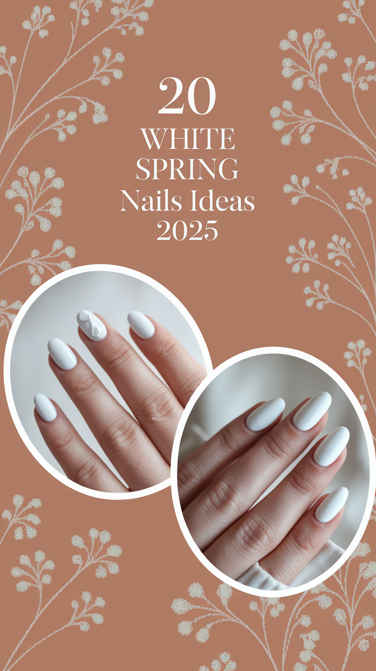 20 Stunning White Spring Nails Ideas 2025 – Trendy Designs & Fresh Inspo