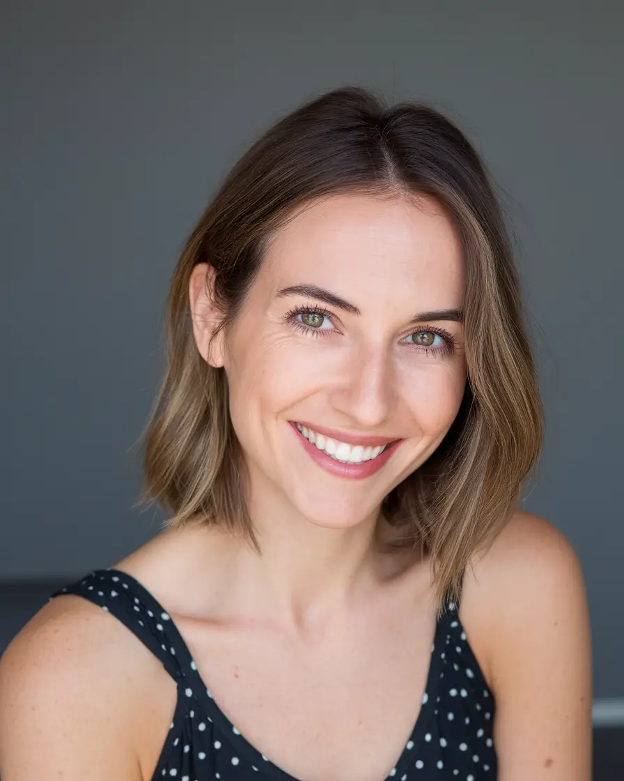 bob haircuts - summer ideas 2025 Sun-Kissed Casual Bob with Natural Flow