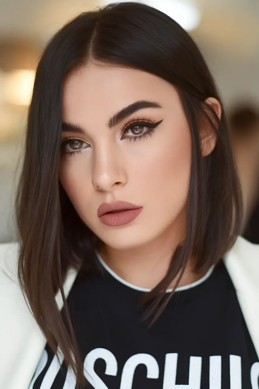 bob haircuts - summer ideas 2025 Relaxed Swoop Bob with Effortless Swing