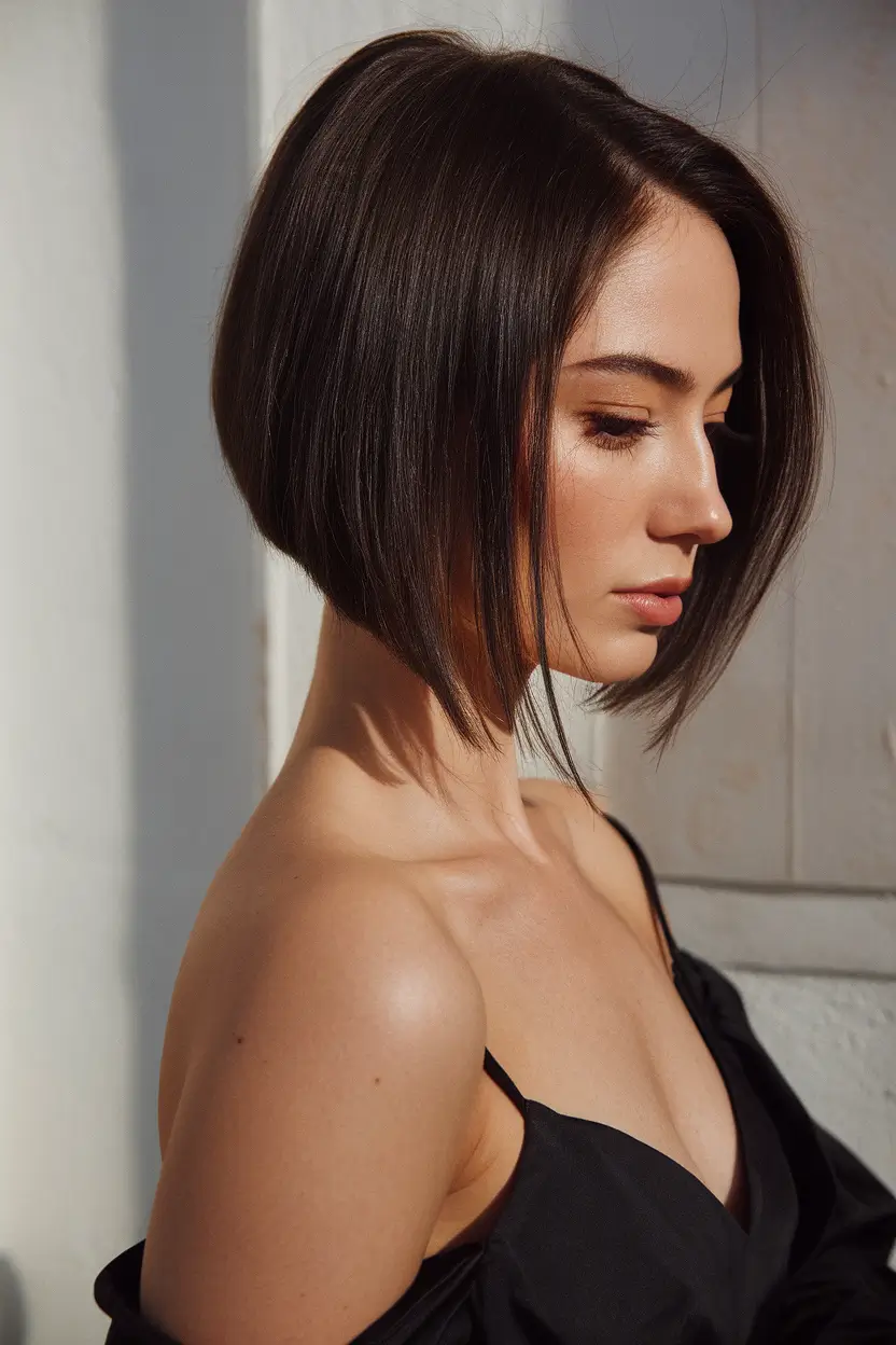 bob haircuts - summer ideas 2025 Parisian Tuck and Taper
