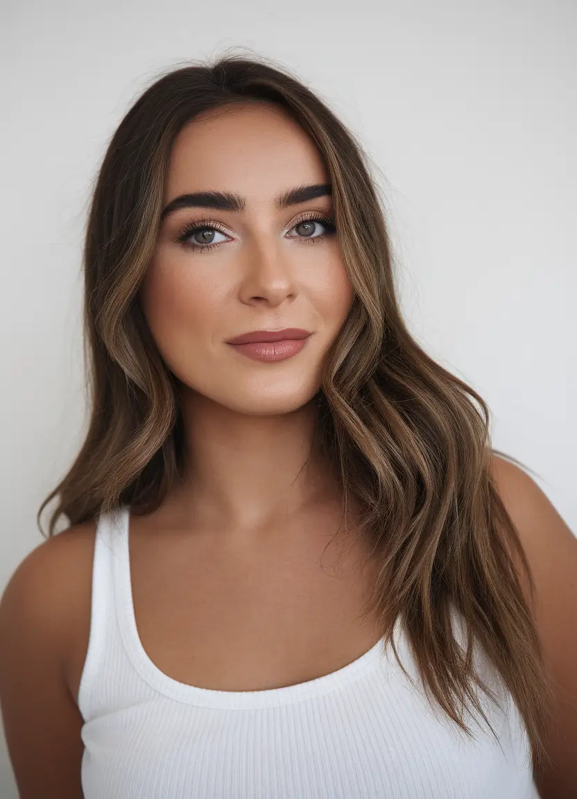 Beautiful Brown Hair Colors to Try This Summer 2025+Bronzed Cocoa Waves
