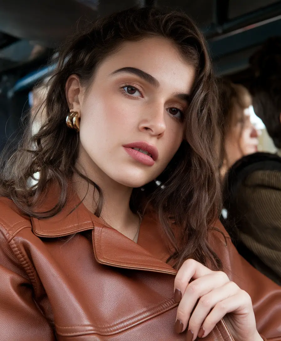Chic Brunette Hair Ideas for Your Summer 2025 Look Soft Waves with Minimalist Texture