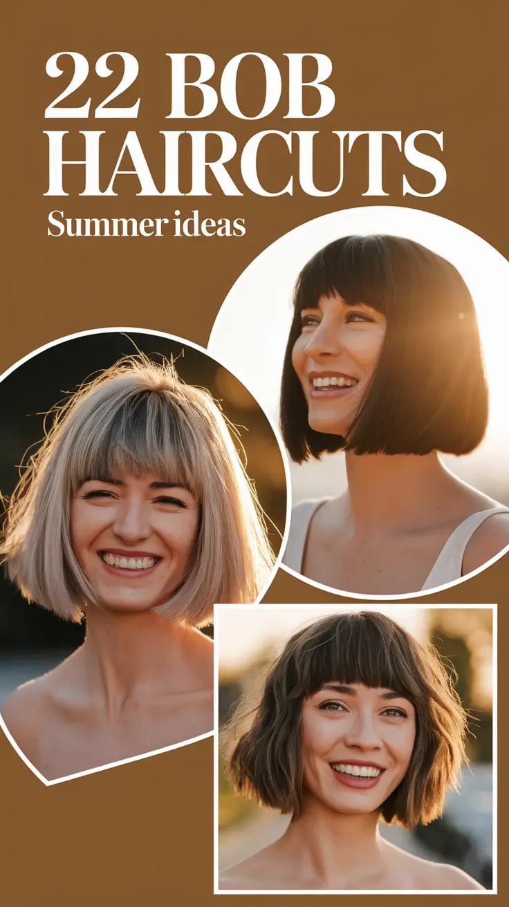 Bob Haircuts – Summer Ideas 2025: Fresh, Chic & Short Styles You’ll Love