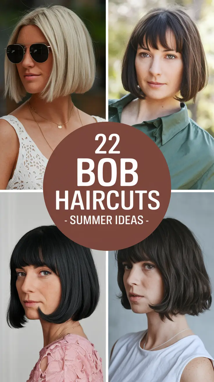 Bob Haircuts – Summer Ideas 2025: Fresh, Chic & Short Styles You’ll Love