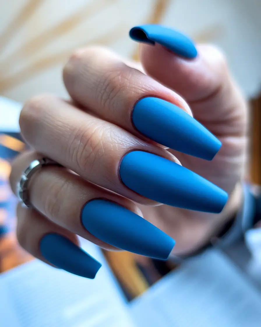 Cutest Nail Ideas for Summer 2025+Deep Matte Ocean