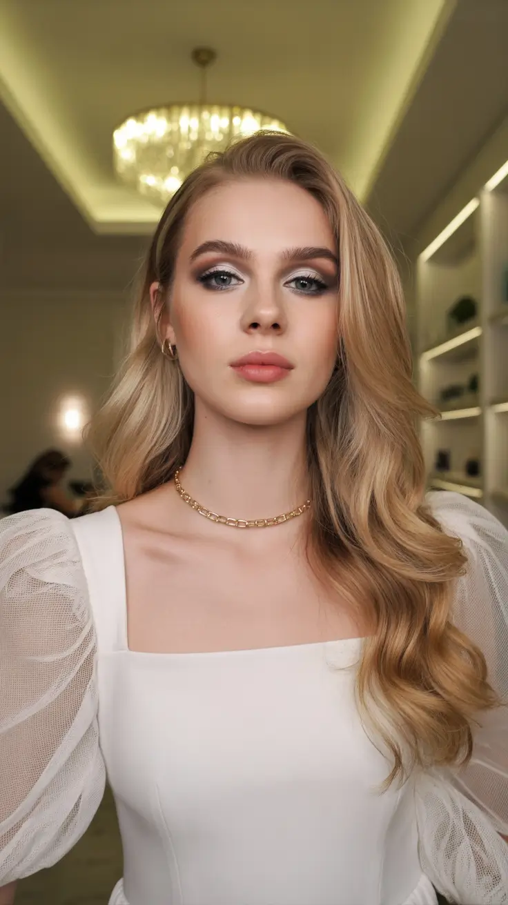 Easy to work hairstyles for busy mornings - Summer 2025! Side-Swept Glam Waves