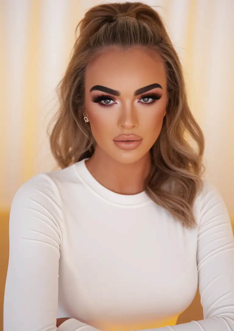 Effortless Pool Day Hairstyles - Simple Summer 2025 Looks Voluminous Half-Up Summer Bombshell