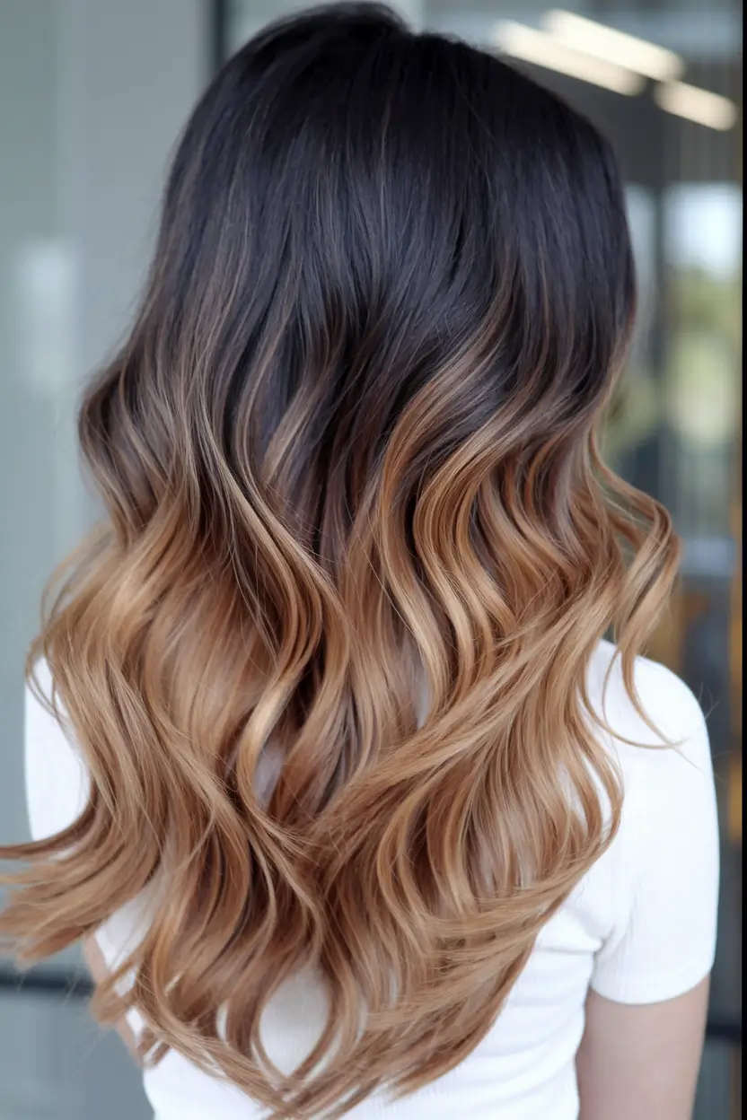 Fresh Shades Summer Ombre Hair Color Ideas 2025 Golden Honey Melt for Soft Summer Glam