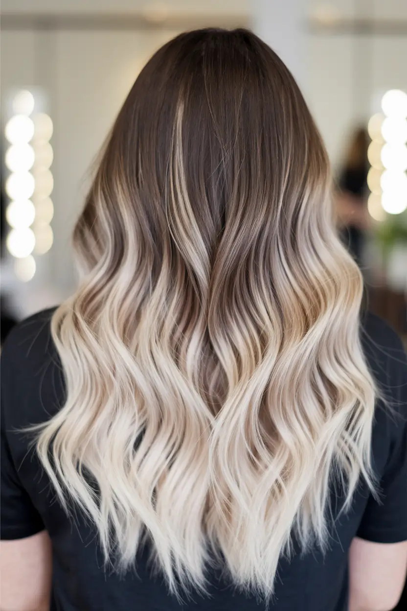 Fresh Shades Summer Ombre Hair Color Ideas 2025 Neutral Blonde Blend with a Dimensional Edge