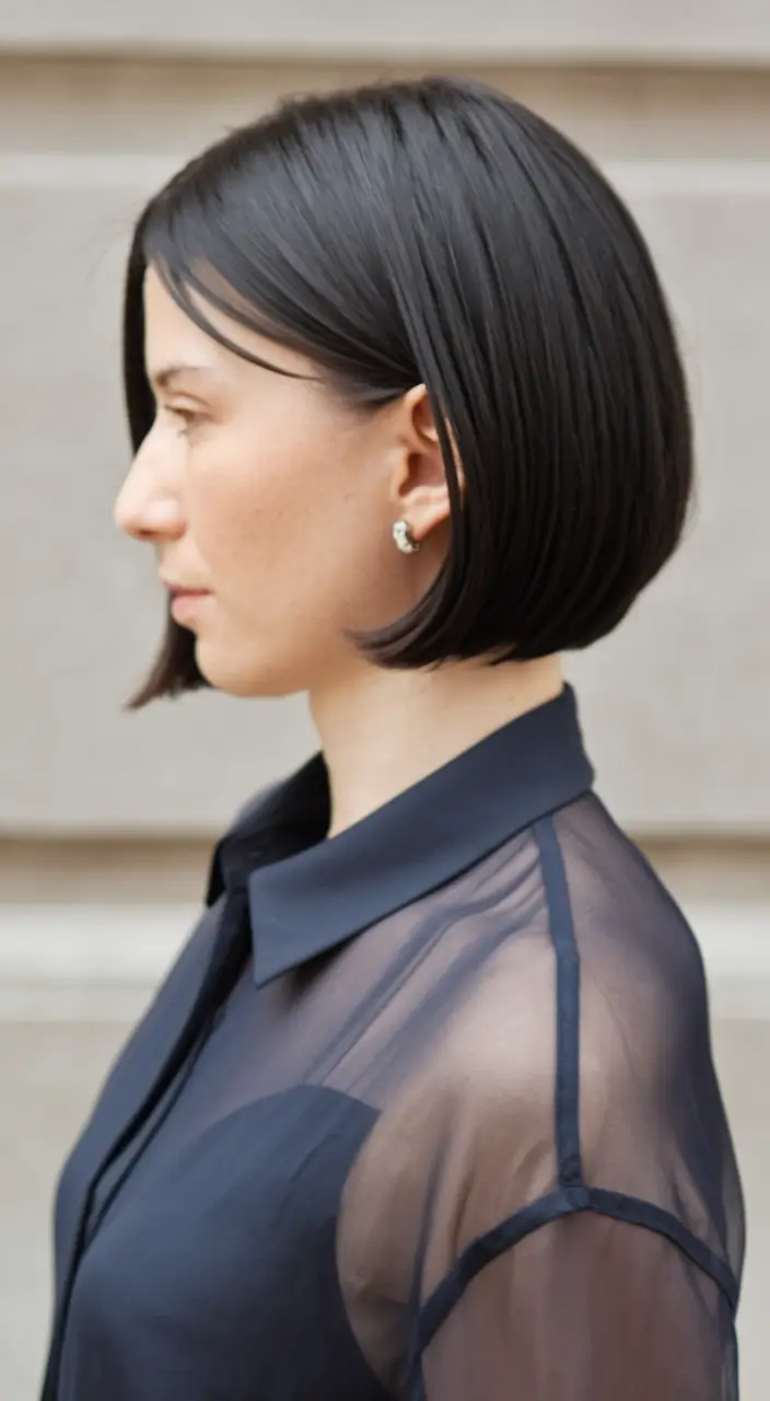 june-hairstyles-Blunt-Jaw-Length-Bob-with-Subtle-Curve