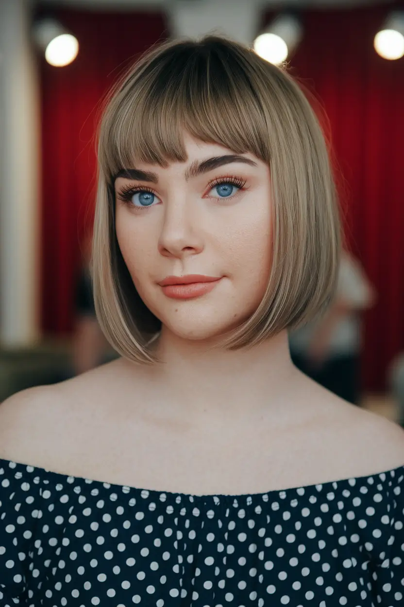 june-hairstyles-aesthetic-pics-French-Bob-with-Straight-Bangs
