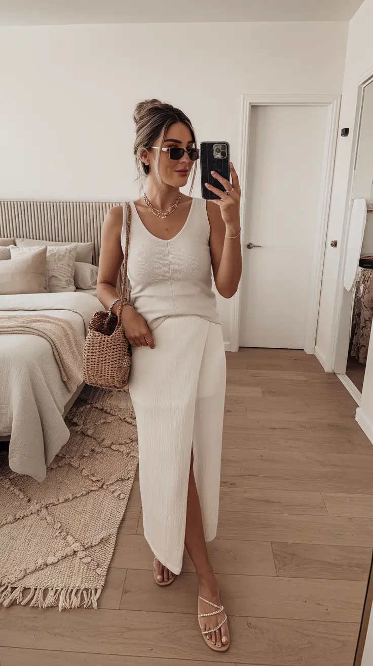 june outfits ideas 2025 Neutral Luxe with a Twist of Texture
