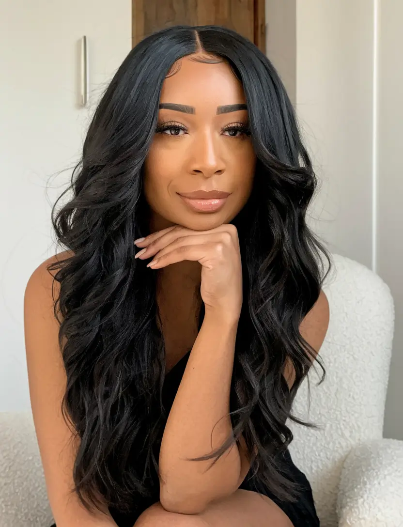 Long Haircut – Summer Ideas 2025: Effortless Waves Effortless Texture with Middle-Part Waves