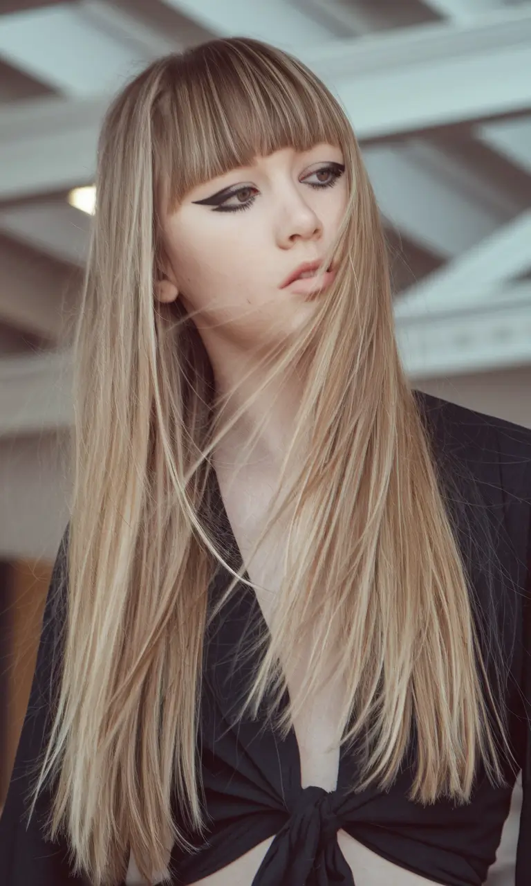 Long Haircut – Summer Ideas 2025: Effortless Waves 70s Fringe Meets Soft Razor Layers