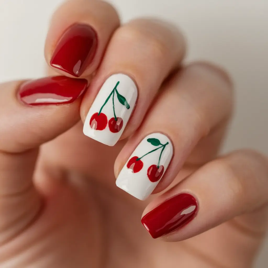 Must-Try Nail Designs for Summer 2025 Cherry Gloss Vibe