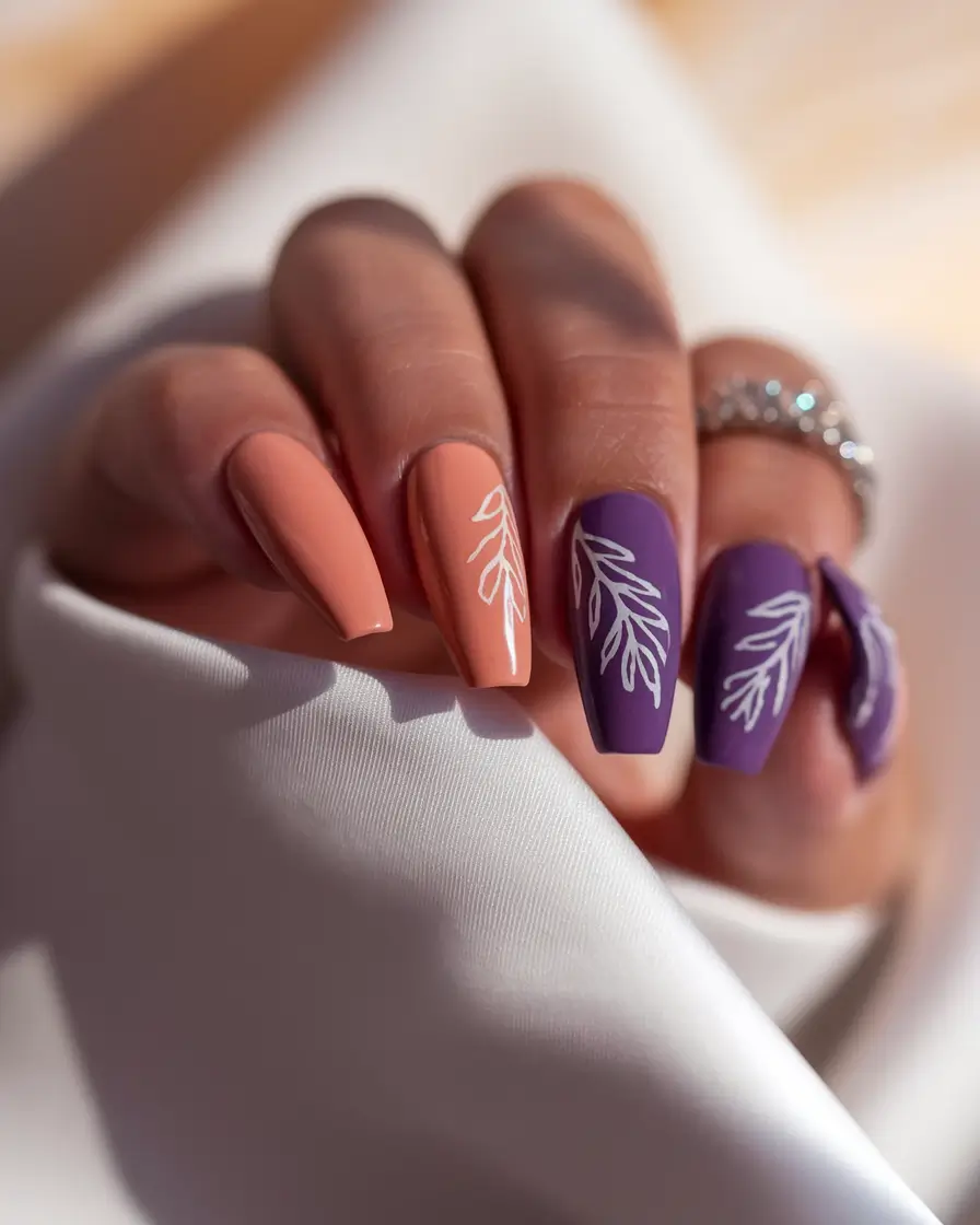 Must-Try Nail Designs for Summer 2025 Botanical Chic in Earthy Hues