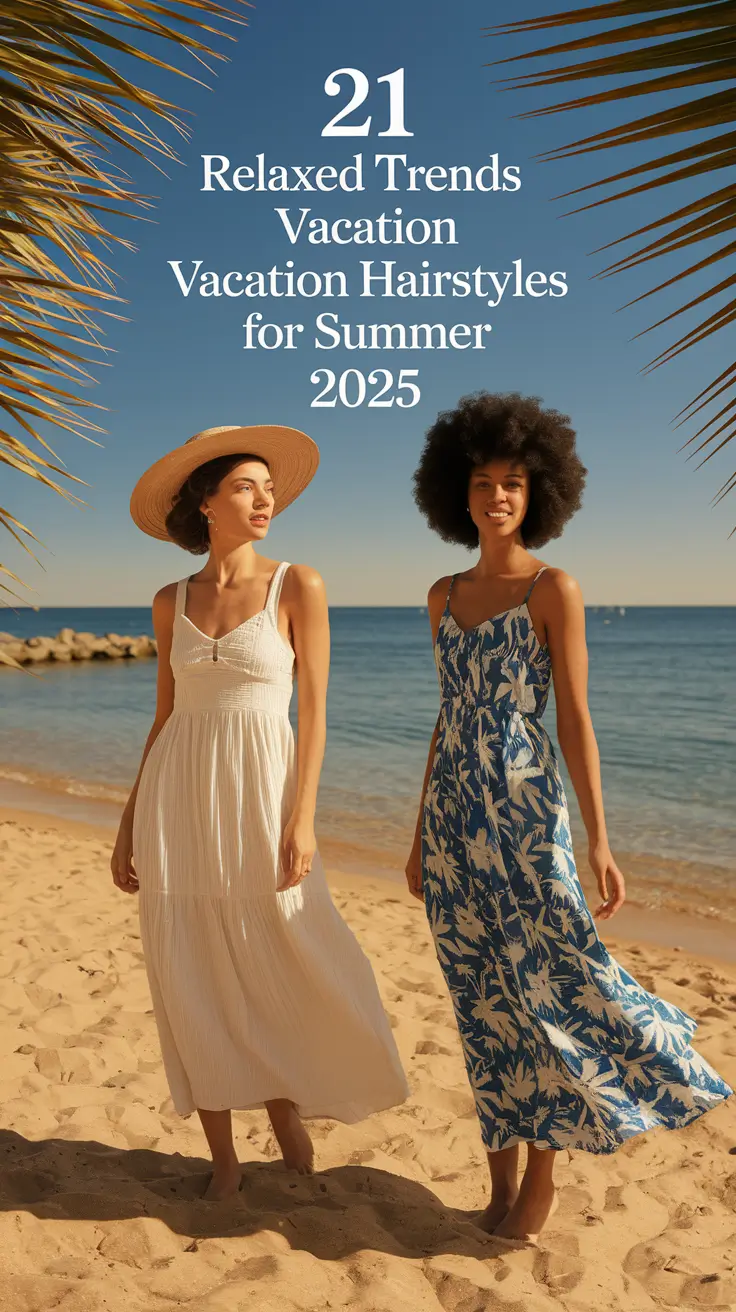 Relaxed Trends Vacation Hairstyles for Summer 2025: From Braids to Curls and Everything Cute in Between