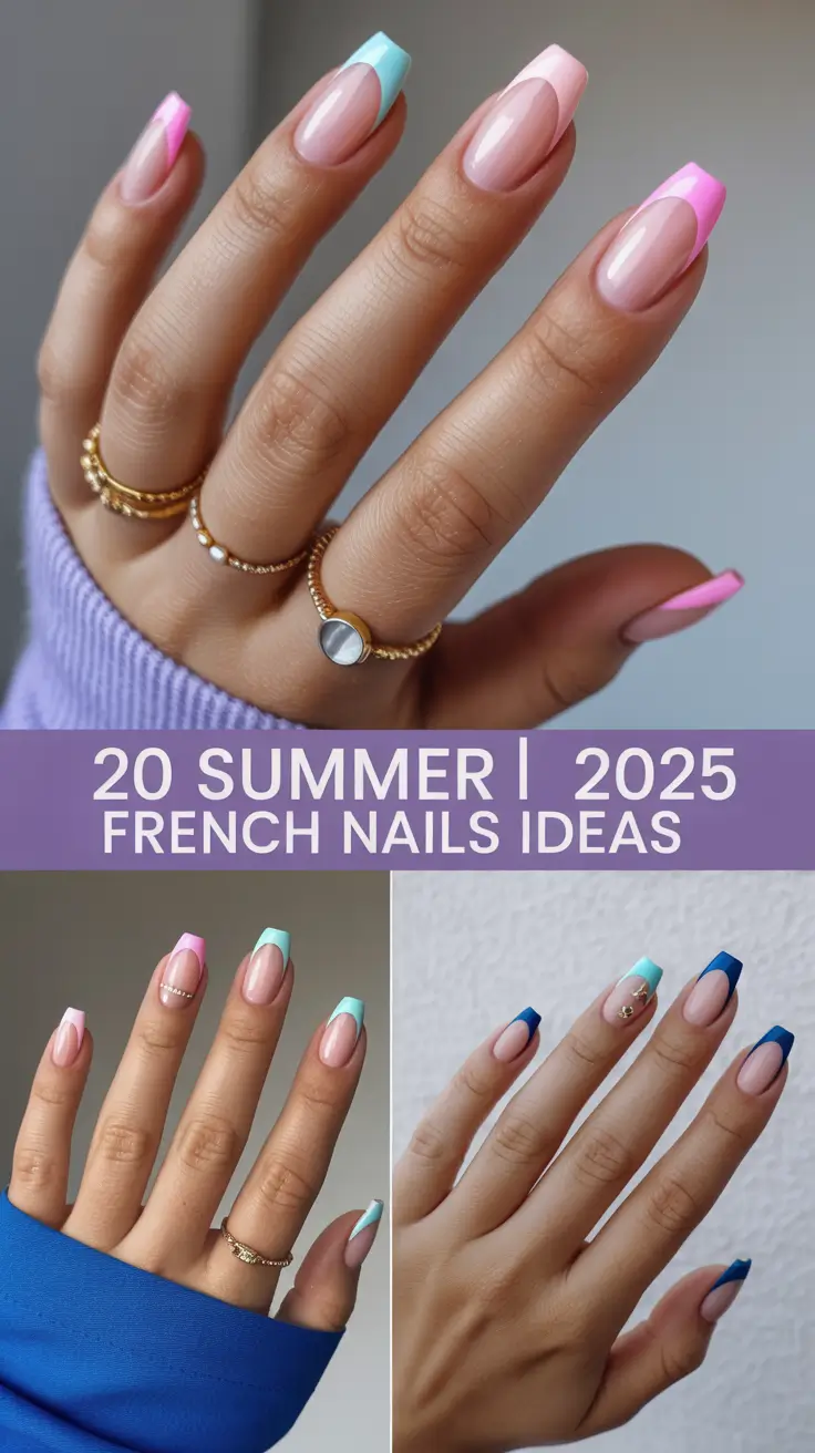 Summer French Nails Ideas 2025: Fresh, Trendy, and Almond-Perfect Designs for Hot Days
