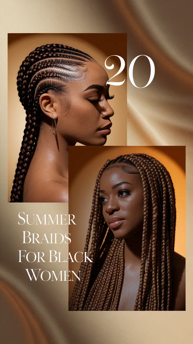 Summer 2025 Braids for Black Women: 20 Stunning Styles for Heat-Proof Glam