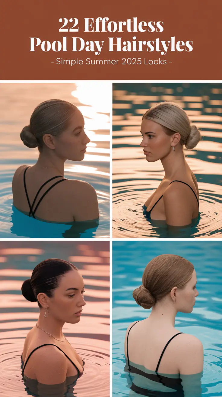 Effortless Pool Day Hairstyles – Simple Summer 2025 Looks You'll Want to Try