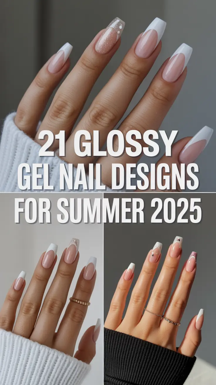 Glossy Gel Nail Designs for Summer 2025 That Feel Fresh, Blooming & Totally You