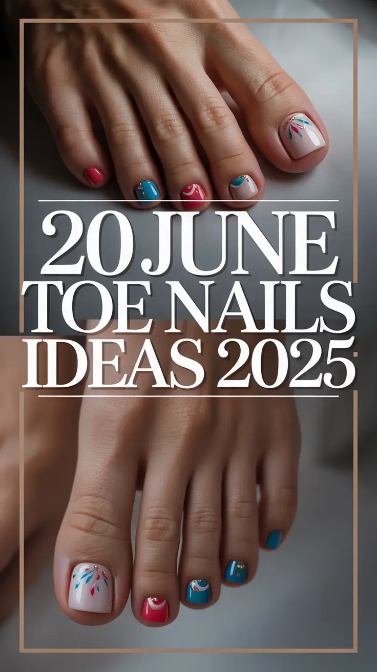 Fresh & Fun June Toe Nails Ideas 2025 to Try This Summer