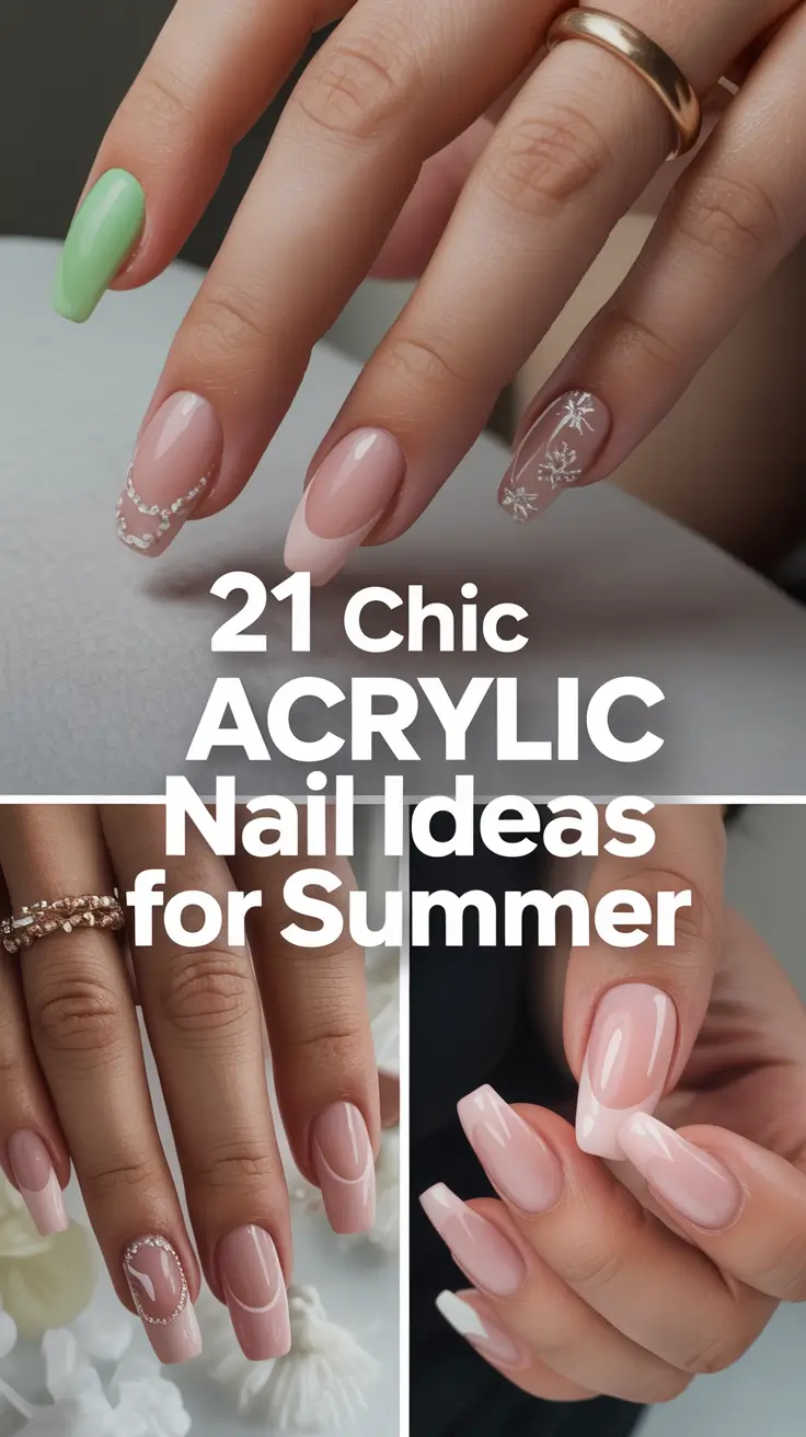 Chic Acrylic Nail Ideas for Summer 2025 That Are Too Cute to Skip