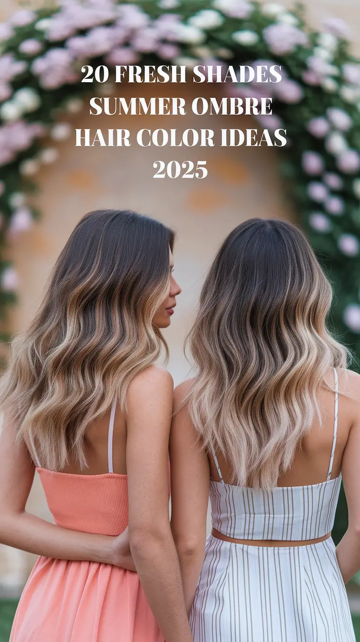 Fresh Shades Summer Ombre Hair Color Ideas 2025: Stunning Styles for Every Skin Tone and Hair Type